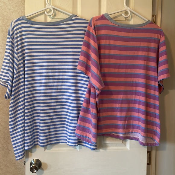 2 Daisy Street (ASOS) striped tops. Multi colored and blue/white. - Picture 6 of 6